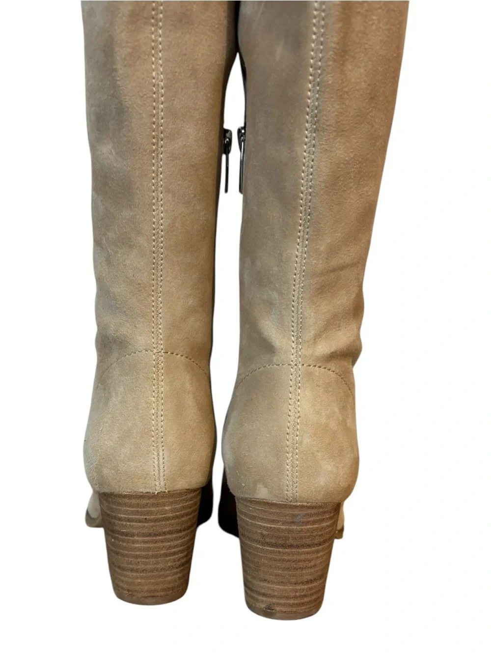 Vince Camuto Knee High Nestel Pull On boots suede women’s size US 8M EU 38.5